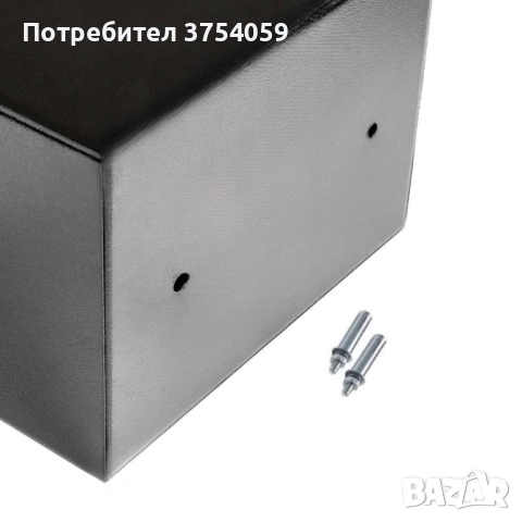 Електронен сейф с кодова клавиатура и резервен механичен ключ – 4.6L, включени батерии и монтажни , снимка 5 - Други стоки за дома - 53208401