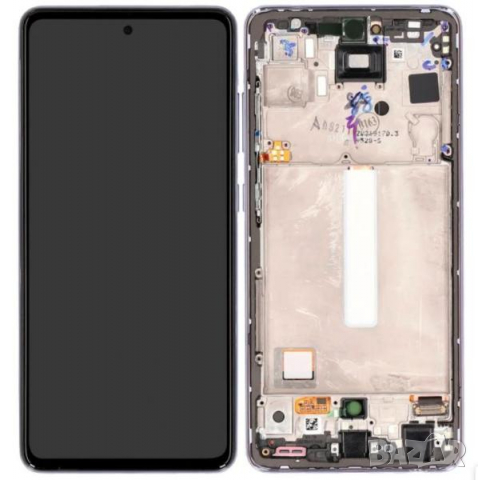 LCD Дисплей за Samsung SM-A528 / A52s 5G 2021 / GH82-26861C / GH82-26863C / Тъч скрийн / Виолетов / 