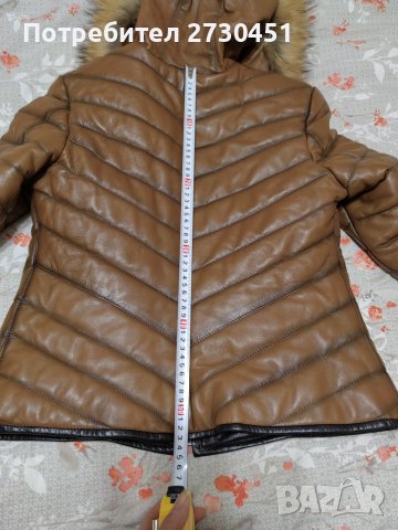 Кожено яке, снимка 5 - Якета - 29945420