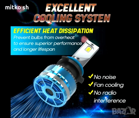 +500% H7 Led автомобилни крушки, снимка 5 - Аксесоари и консумативи - 52473441