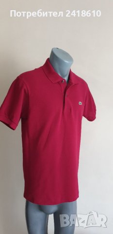 Lacoste  Pique Cotton Mens Size 3 - S НОВО! ОРИГИНАЛ! Мъжка Тениска!, снимка 11 - Тениски - 41552583