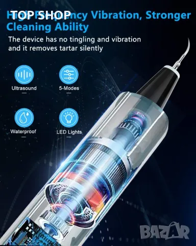 Ултразвуков уред за почистване на зъби - плака и зъбен камък, снимка 7 - Друго оборудване - 48673159