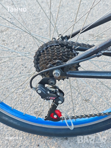 Страхотен велосипед 24 цола гуми Bachini с пълно окачване, снимка 5 - Велосипеди - 51850966