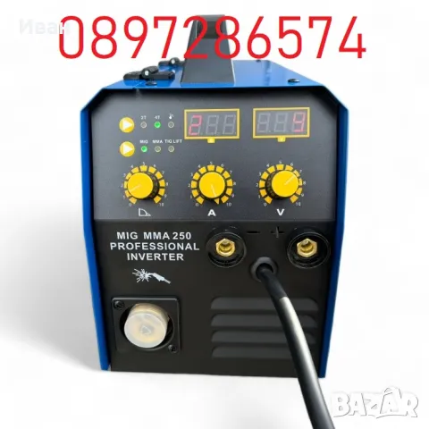 ПРОМОЦИЯ - PROFESIONAL MAX 250 Телоподаващо + Електрожен 250А