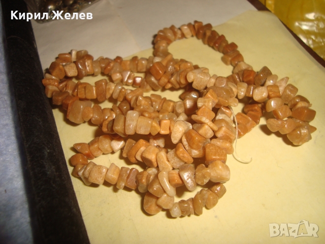 ВИНТИДЖ ГЕРДАН ХЕНД-МЕЙД от НАТУРАЛНИ ПОЛУСКЪПОЦЕННИ КАМЪНИ РЕТРО КОЛИЕ ОГЪРЛИЦА 26185, снимка 6 - Колиета, медальони, синджири - 36061178