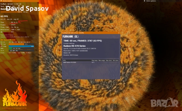 Sapphire AMD Radeon RX 570 Nitro+ видеокарта (gpu), снимка 2 - Видеокарти - 53850153