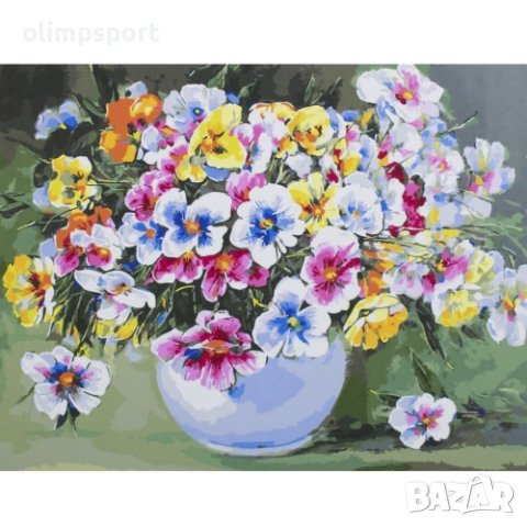 Комплект за рисуване  по номера с платно 50х40 см, Модел 59 (27014659)