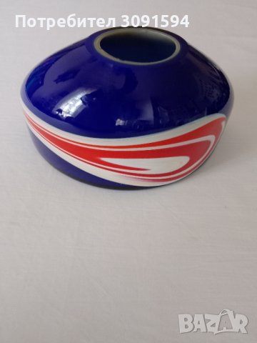   Ваза многоцветно двупластово стъкло   стъкло , снимка 10 - Други ценни предмети - 42027686