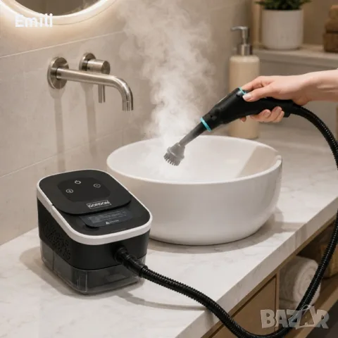 Парочистачка 2500 W с комплект аксесоари - Мощно почистване с гореща пара, снимка 5 - Парочистачки и Водоструйки - 55883872