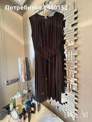 Рокля, черна, соле, снимка 6 - Рокли - 51632716