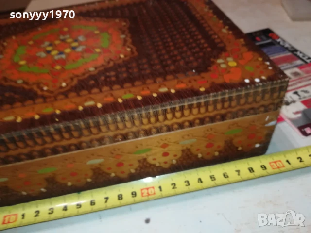 КРАСИВА ДЪРВЕНА КУТИЯ 30СМ 0306251009, снимка 9 - Други ценни предмети - 50530381