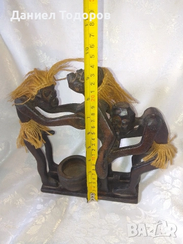 Африканска Дървена Фигура - Ръчна Изработка, снимка 11 - Декорация за дома - 46335950