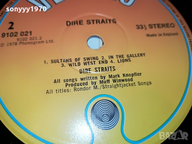 поръчана-DIRE STRAITS-MADE IN ENGLAND 1003222051, снимка 16 - Грамофонни плочи - 36062422