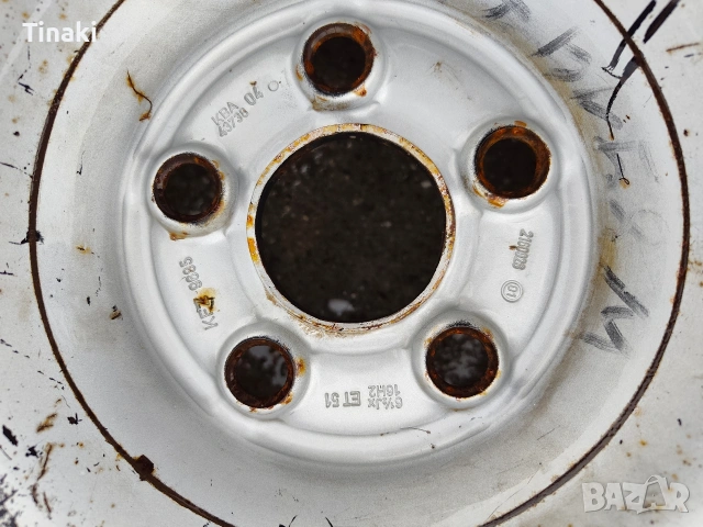 Джанти 16" за Vw Transporter T5, снимка 4 - Гуми и джанти - 53601772