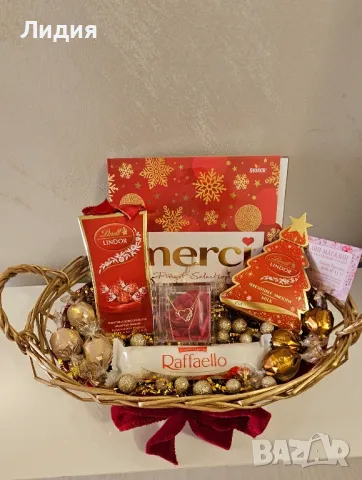 Коледни кошници и кутии, снимка 3 - Декорация за дома - 48076972