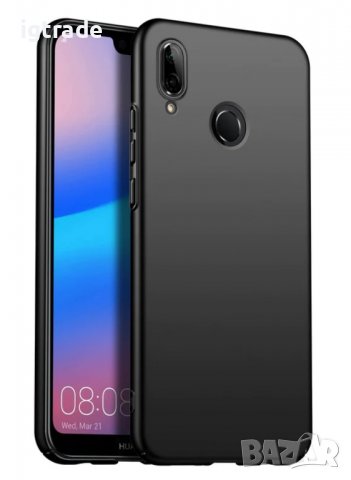 Huawei P20 кейс калъф твърд черен защитен