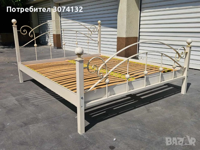 Масивна метална спалня, снимка 3 - Спални и легла - 50715754