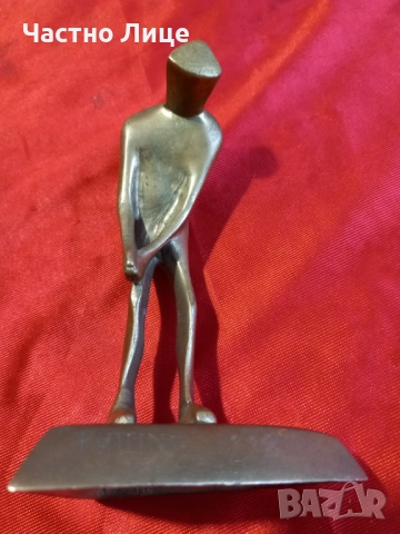Малка Авторска Бронзова Пластика , Статуетка , снимка 5 - Антикварни и старинни предмети - 52329076