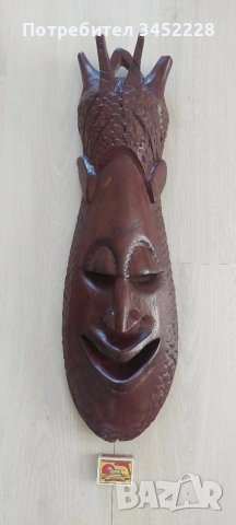 дърворезба масив Африка за ценители 60см , снимка 7 - Декорация за дома - 50713080