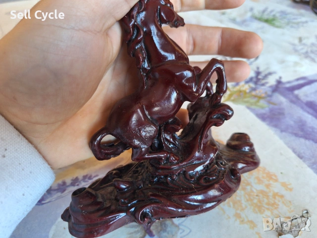 ✅МАСИВНА СТАТУЕТКА НА КОН❗, снимка 4 - Статуетки - 53253732