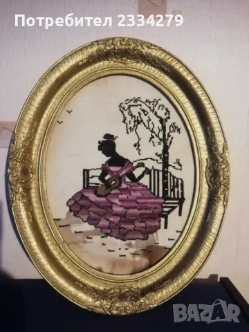 Гоблен ,,МИКИМАУС"  български изработки от 70-те години, поставени в остъклени рамки. , снимка 14 - Гоблени - 45908773