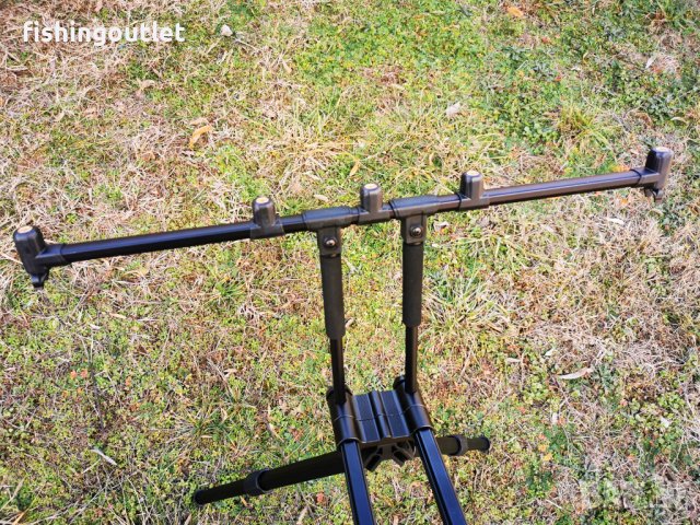 Шаранска стойка за до 5 въдици с телескопични крака с дължина до 133см, снимка 9 - Такъми - 39359856