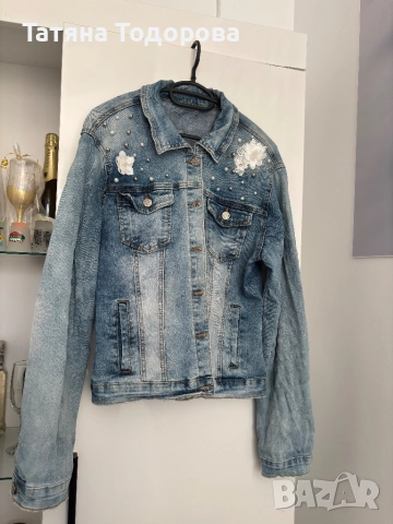 Дънково яке, снимка 3 - Якета - 52416859