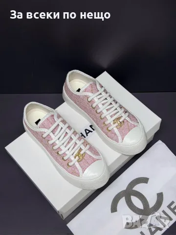 Chanel Дамски Маратонки👟Дамски Спортни Обувки Шанел👟Кецове - Различни Цветове Код SEM-308, снимка 7 - Маратонки - 55783199