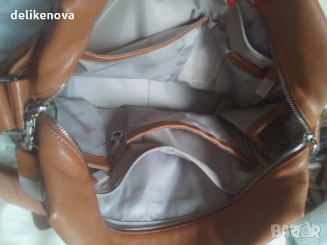 Унисекс. BREE. Original. 100% Кожа. Голяма чанта, снимка 8 - Чанти - 36048424