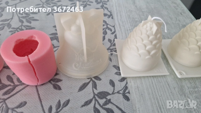 Молдове за свещи  9 бр., снимка 2 - Форми - 53442142