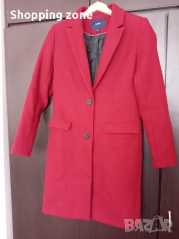 Стилно палто в бордо на Kiabi