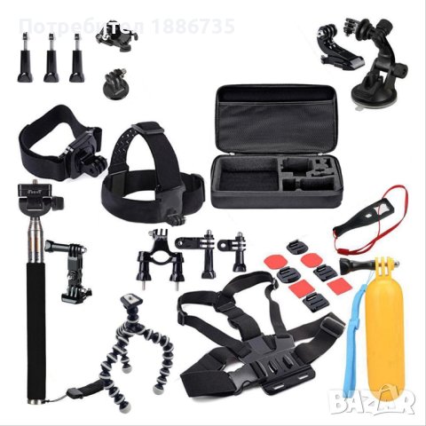 Комплекти за екшън камери GoPro GoPro Hero,SJ4000, Xiaomi, снимка 10 - Чанти, стативи, аксесоари - 39500396