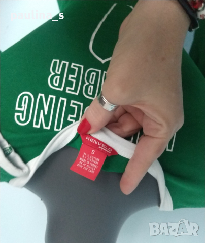 Три броя / Спортна блуза зелена "Kenvelo", лилава "Crane", синя "Kipsta"/ унисайз, снимка 6 - Спортни екипи - 36164934