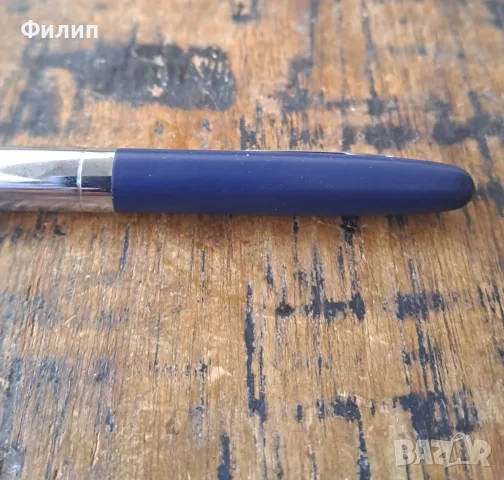 щипка за пари с химикалка метални със сини акценти комплект в кутия, снимка 14 - Други - 56117826
