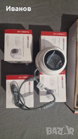 Комплект четриканален двр и четри камери HIKVISION със звук, снимка 3 - Комплекти за видеонаблюдение - 51867154