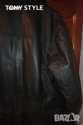 Ново Мъжко Зимно Яке Изцяло от Естествена Кожа XL, снимка 8 - Якета - 51696865