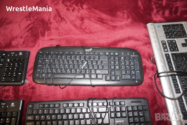 13 Клавиатури Logitech K120/Dell/Fujitsu KB410K/Gembird/Genius/A4Tech за Настолен Компютър , снимка 7 - Клавиатури и мишки - 51955657