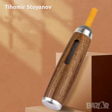 Преносим пепелник за кола дървен държач за цигари, снимка 4 - Аксесоари и консумативи - 42689540