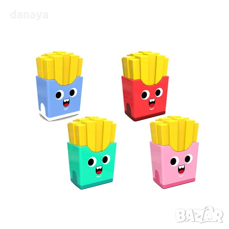 6027 Ученическа двойна острилка с гума Chips, снимка 9 - Ученически пособия, канцеларски материали - 51729965