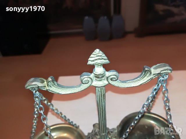 везни-мед/месинг-внос франция 0701231915, снимка 9 - Антикварни и старинни предмети - 39224368