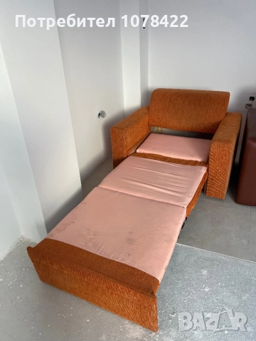 Продавам растегателен фотьойл, снимка 3 - Дивани и мека мебел - 52586025