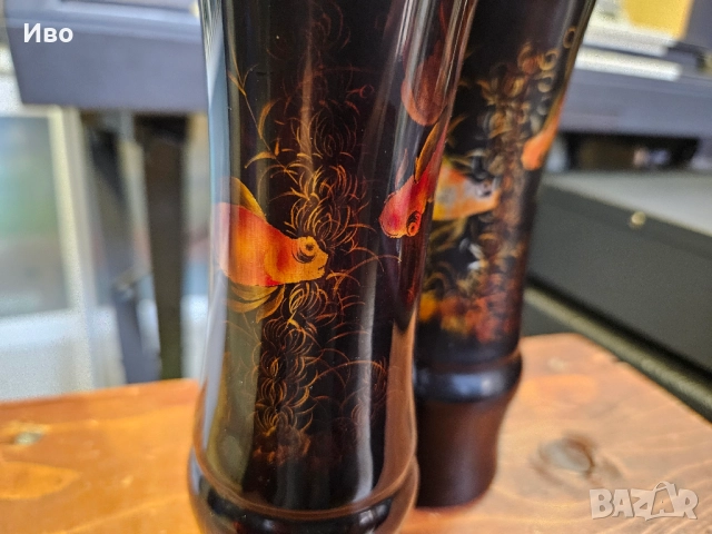 Антична китайска ваза със златни рибки. По 20лв./бр. ДветеВ отлично техническо и визуално състояние., снимка 6 - Вази - 52006597