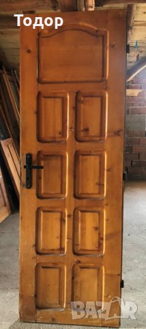 Дървена врата втора употреба