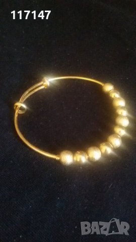 Страхотни златисти гривни, снимка 3 - Гривни - 40997507