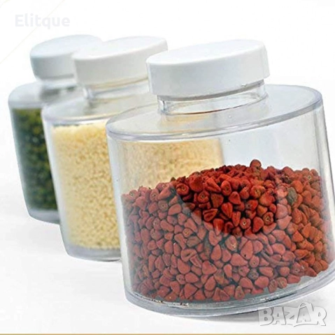 Стилен и практичен органайзер за подправки – Комплект от 12 бурканчета на въртяща се основа, снимка 14 - Други стоки за дома - 52684541