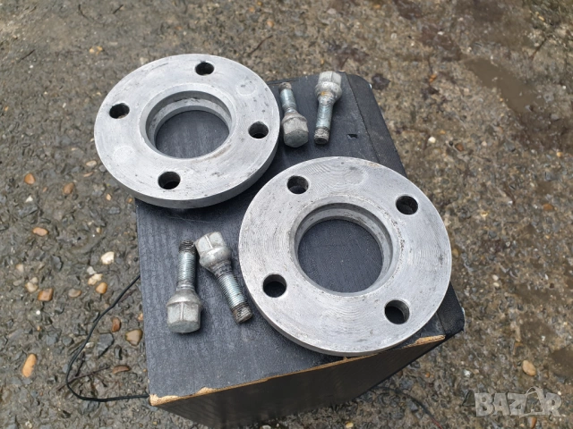 4x108 65.1 15mm 2 Фланеца с 8 болта (алуминиеви) Citroen Peugeot, снимка 2 - Части - 53597528
