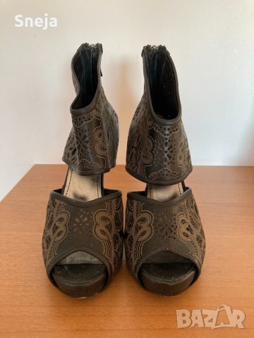 #Обувки # Обувки с висок ток # Черни обувки #GiAnni, снимка 2 - Дамски елегантни обувки - 33824014