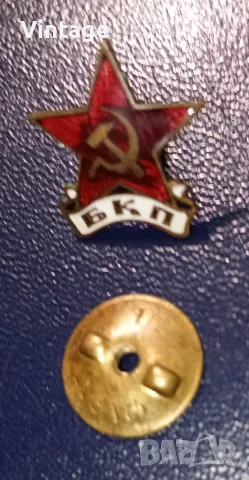 Рядка значка на винт с емайл 1970 година, снимка 5 - Колекции - 55816949