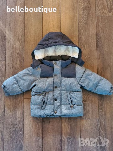 Страхотно зимно пухкаво яке за момче H & M 86 см.., снимка 2 - Бебешки якета и елеци - 39142838