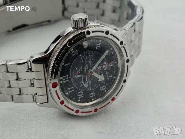 ВОСТОК АМФИБИЯ АВТОМАТИЧЕН- "Капитан Подводной Лодки” ref: 420831, снимка 6 - Мъжки - 43312648